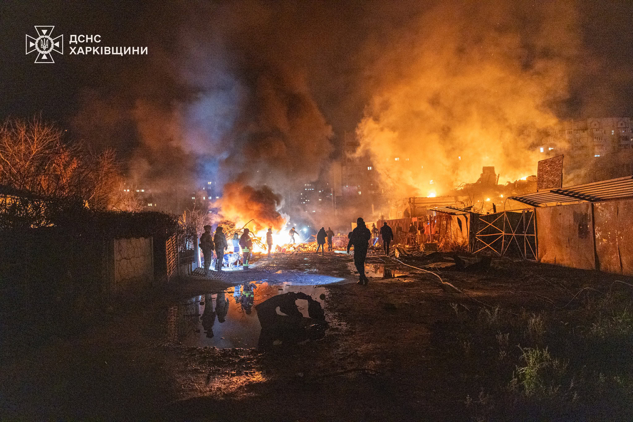 Харків пережив масовану атаку дронів: четверо загиблих, 13 поранених, серед них діти — прокуратура