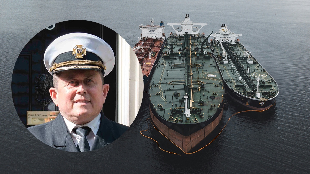 Обкладинка подкасту: «Росія вибірково апелює до міжнародного морського права» — Андрій Риженко про затримання підсанкційного танкера РФ