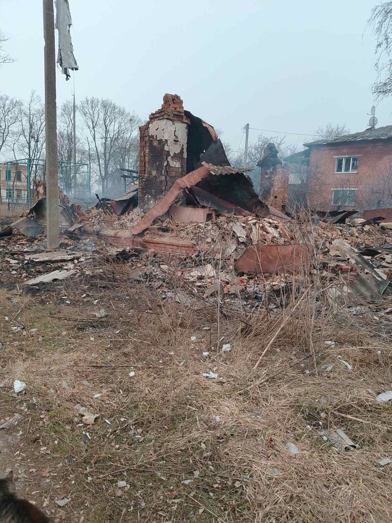 У Великій Писарівці росіяни зруйнували виставковий центр Гетьманського парку